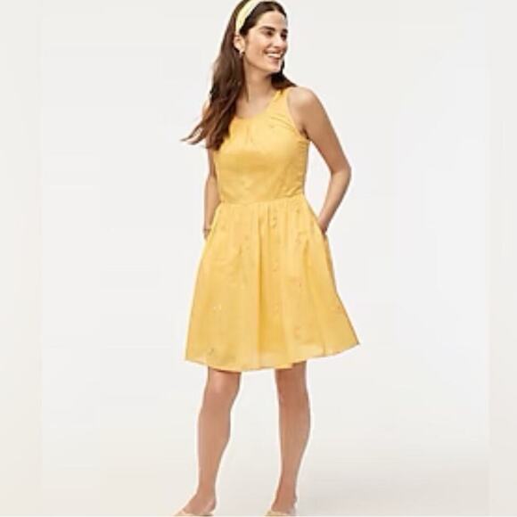 J. Crew Factory Pineapple Mini Dress - Picture 1 of 8